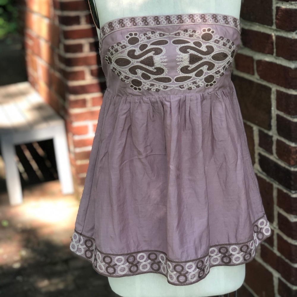 Strapless Theme Top